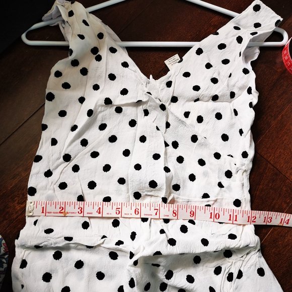 Polka Dot Ruched Dress - Picture 3 of 5